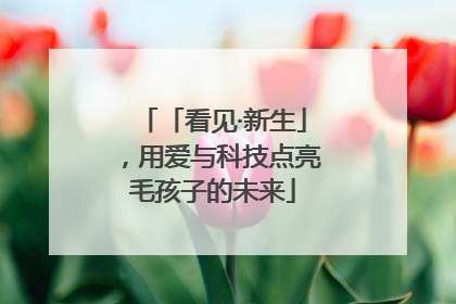「看见·新生」，用爱与科技点亮毛孩子的未来