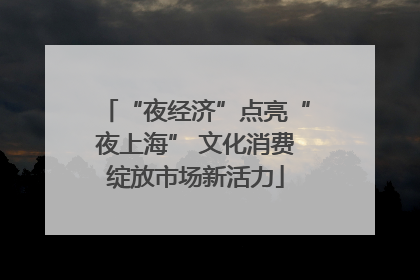 “夜经济”点亮“夜上海” 文化消费绽放市场新活力