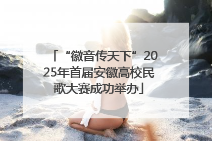 “徽音传天下”2025年首届安徽高校民歌大赛成功举办