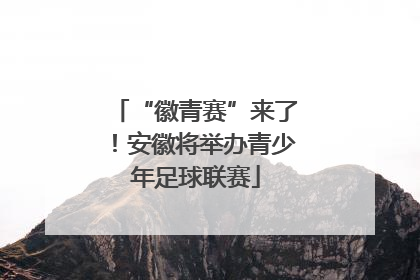 “徽青赛”来了！安徽将举办青少年足球联赛