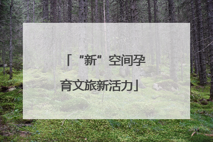 “新”空间孕育文旅新活力