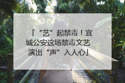 “艺”起禁毒！宜城公安这场禁毒文艺演出“声”入人心