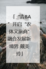 “青BA”开启“农体文旅商”融合发展新境界 戴美玲