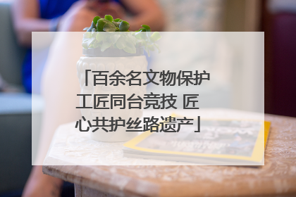 百余名文物保护工匠同台竞技 匠心共护丝路遗产