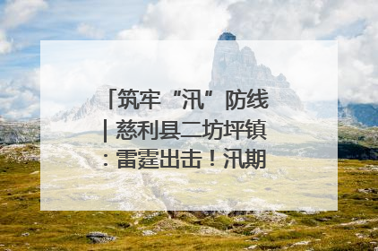 筑牢“汛”防线｜慈利县二坊坪镇：雷霆出击！汛期捕鱼被紧急叫停