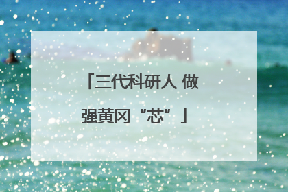 三代科研人 做强黄冈“芯”
