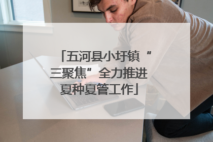 五河县小圩镇“三聚焦”全力推进夏种夏管工作