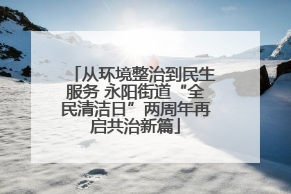 从环境整治到民生服务 永阳街道“全民清洁日”两周年再启共治新篇