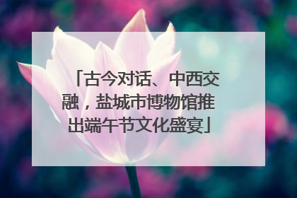 古今对话、中西交融，盐城市博物馆推出端午节文化盛宴