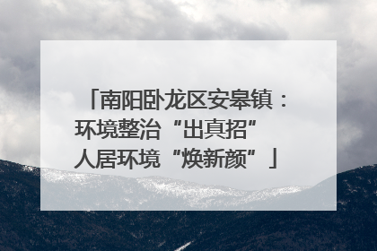 南阳卧龙区安皋镇：环境整治“出真招” 人居环境“焕新颜”