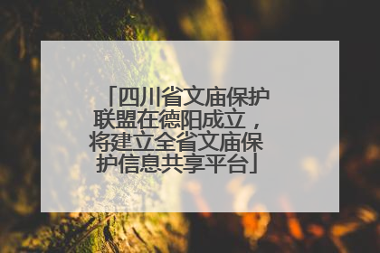 四川省文庙保护联盟在德阳成立，将建立全省文庙保护信息共享平台