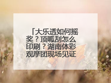 大乐透如何摇奖？顶呱刮怎么印刷？湖南体彩观摩团现场见证“阳光开奖”