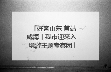 好客山东 首站威海丨我市迎来入境游主题考察团