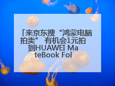来京东搜“鸿蒙电脑拍卖” 有机会1元拍到HUAWEI MateBook Fold 非凡大师