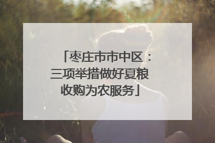 枣庄市市中区：三项举措做好夏粮收购为农服务