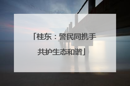 桂东：警民同携手 共护生态和谐