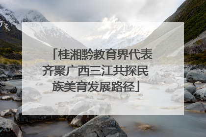 桂湘黔教育界代表齐聚广西三江共探民族美育发展路径