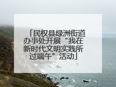 民权县绿洲街道办事处开展“我在新时代文明实践所过端午”活动