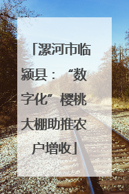 漯河市临颍县：“数字化”樱桃大棚助推农户增收