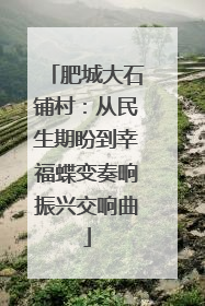 肥城大石铺村：从民生期盼到幸福蝶变奏响振兴交响曲