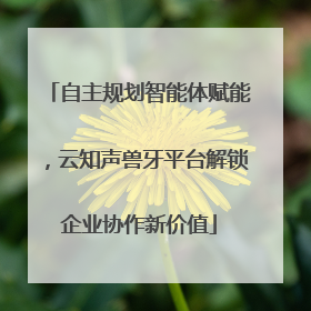 自主规划智能体赋能，云知声兽牙平台解锁企业协作新价值
