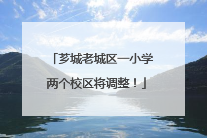 芗城老城区一小学两个校区将调整！