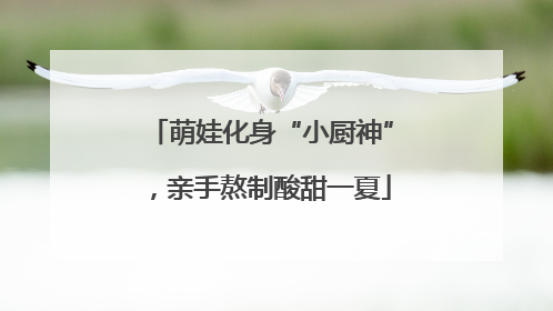 萌娃化身“小厨神”，亲手熬制酸甜一夏