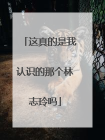 这真的是我认识的那个林志玲吗