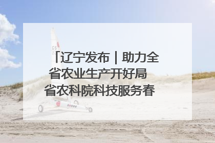 辽宁发布｜助力全省农业生产开好局 省农科院科技服务春耕备耕成效显著