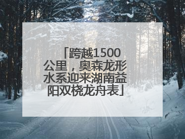 跨越1500公里，奥森龙形水系迎来湖南益阳双桡龙舟表