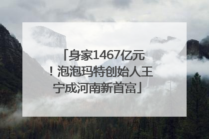 身家1467亿元！泡泡玛特创始人王宁成河南新首富