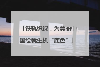 铁轨织绿，为美丽中国绘就生机“底色”