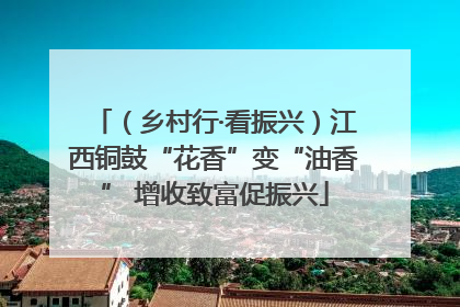 （乡村行·看振兴）江西铜鼓“花香”变“油香” 增收致富促振兴