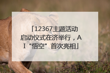 12367主题活动启动仪式在济举行，AI“悟空”首次亮相