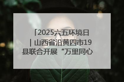 2025六五环境日｜山西省沿黄四市19县联合开展“万里同心，共护黄河”环保志愿者助力一泓清水入黄河公益活动