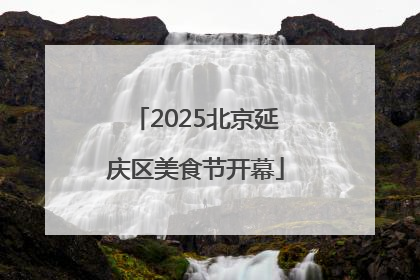 2025北京延庆区美食节开幕