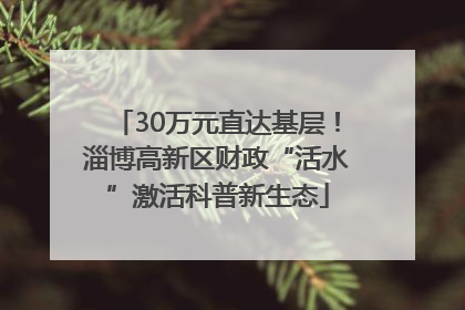 30万元直达基层！淄博高新区财政“活水”激活科普新生态