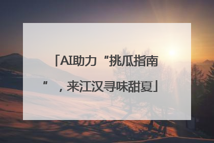 AI助力“挑瓜指南”，来江汉寻味甜夏